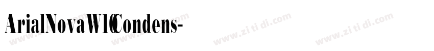 ArialNovaW10 Condens字体转换 ArialNovaW10 Condens字体转换